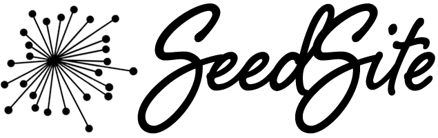 Seed Site Landscape Logo in black